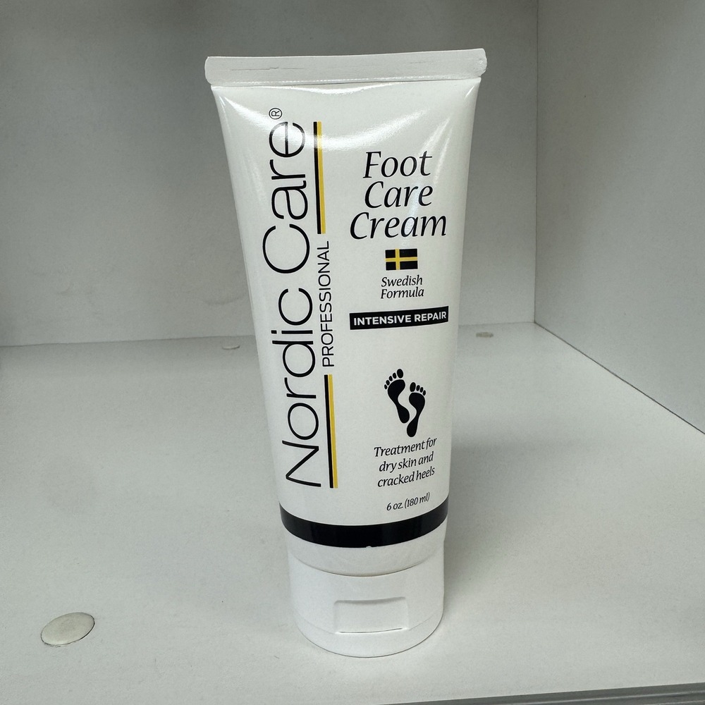Nordic Care Foot Care Cream Treatment for Dry Skin & Cracked Heels 6 oz